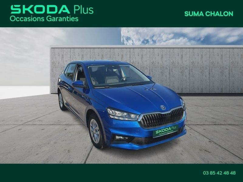 Bleu Utilisé 2023 Skoda Fabia Berline | 13 490 € (Bon prix) - Image 1/3