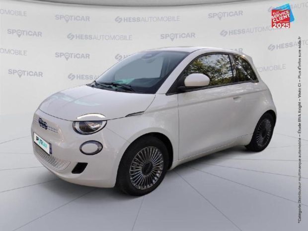 Blanc Utilisé 2023 Fiat 500e Citadine | 13 999 € (Prix juste) - Image 1/4