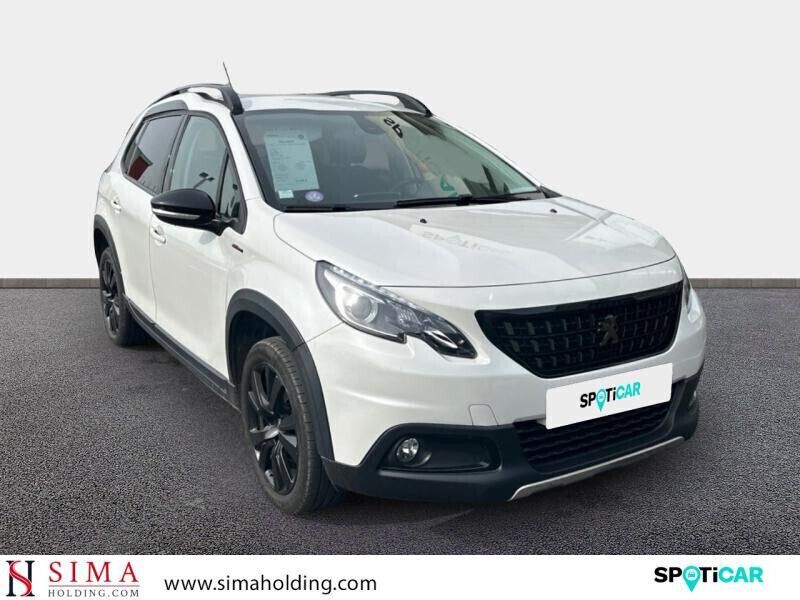Blanc Utilisé 2019 Peugeot 2008 GT-line SUV | 10 990 € (Prix juste) - Image 1/4