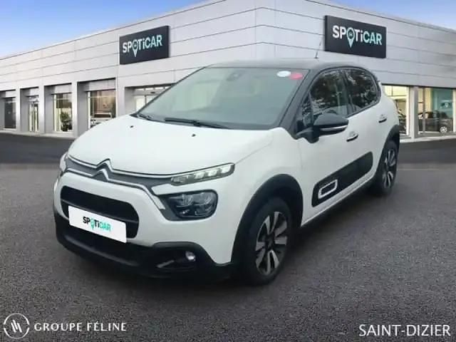 Blanc Occasion 2023 Citroën C3 PureTech Citadine | 14 940 € (Prix assez cher) - Image 1/4