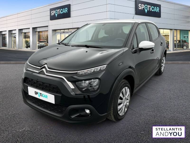 Noir Utilisé 2022 Citroën C3 Feel Citadine | 11 490 € (Bon prix) - Image 1/3