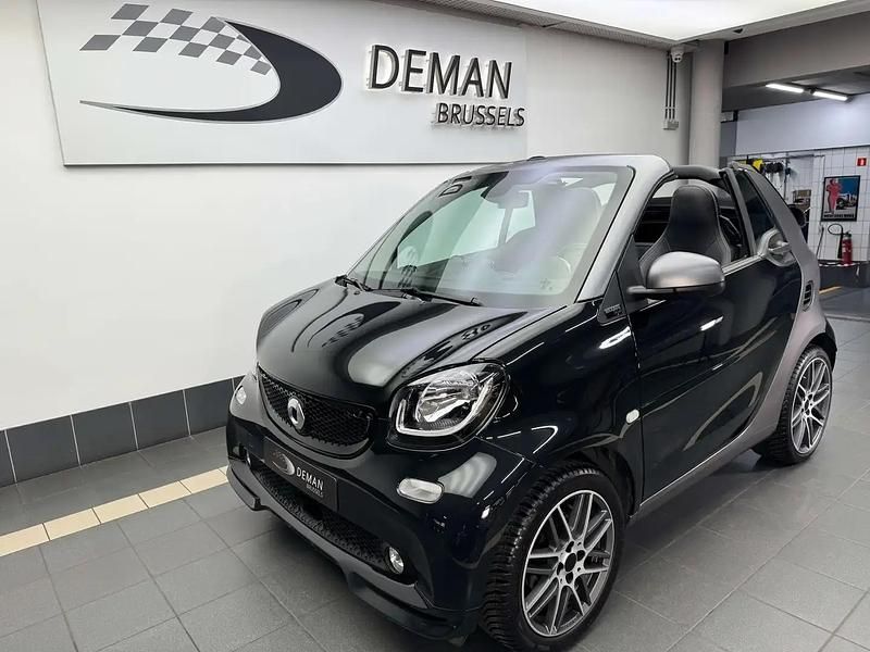 Noir Occasion 2019 Smart ForTwo Cabrio Brabus Cabriolet | 20 900 € - Image 1/4