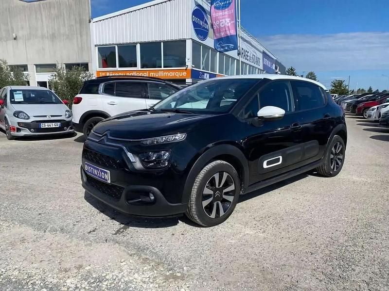 Noir Utilisé 2023 Citroën C3 Shine Citadine | 15 480 € (Prix juste) - Image 1/4
