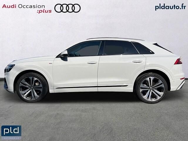 Occasion Audi Q8 S-Line 286 ch (210 kW) 2020 Blanc glacier métallisé SUV