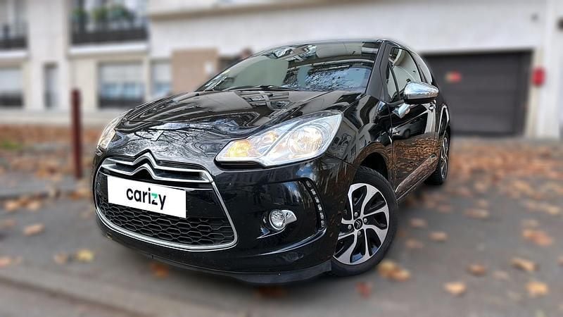 Noir Utilisé 2015 Citroën DS3 Berline | 6 290 € (Bon prix) - Image 1/4
