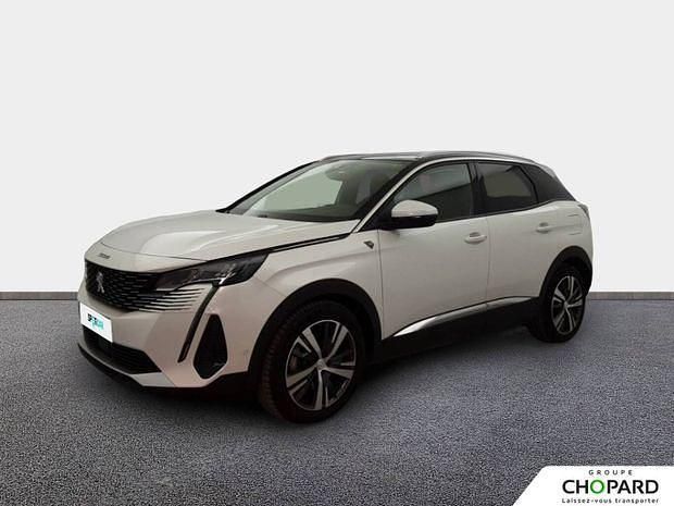Blanc Utilisé 2021 Peugeot 3008 | 22 990 € (Prix juste) - Image 1/4