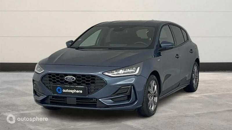Bleu Utilisé 2022 Ford Focus ST-Line X Berline | 20 799 € (Prix juste) - Image 1/4