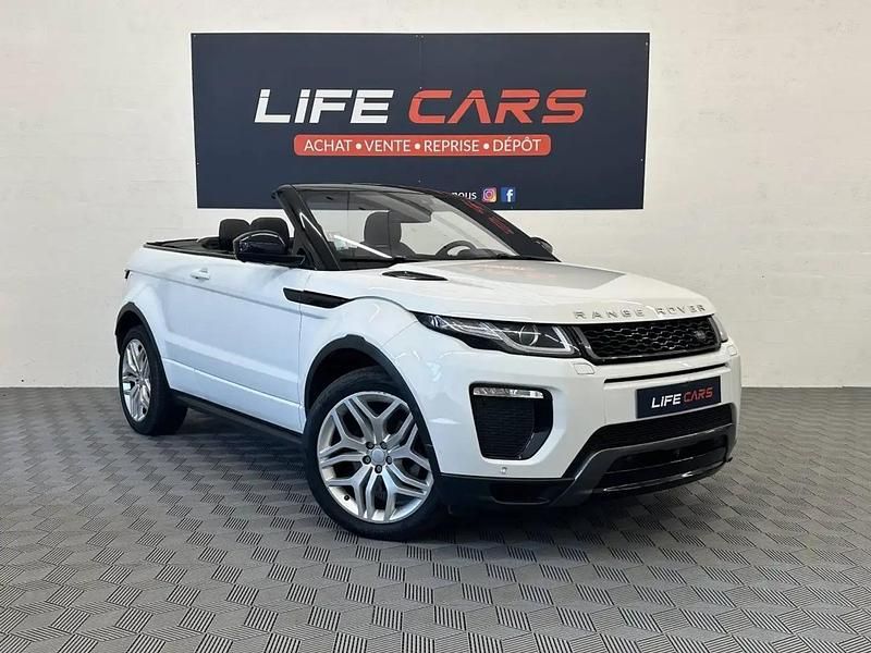 Blanc Utilisé 2016 Land Rover Range Rover evoque HSE Dynamic Cabriolet | 29 990 € (Prix cher) - Image 1/4