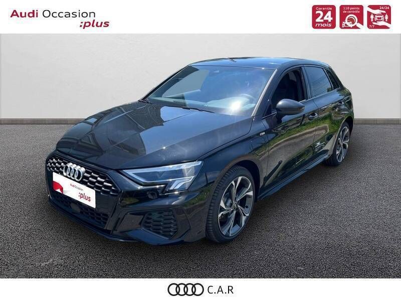 Noir Utilisé 2024 Audi A3 Sportback Sport Berline | 45 900 € - Image 1/3