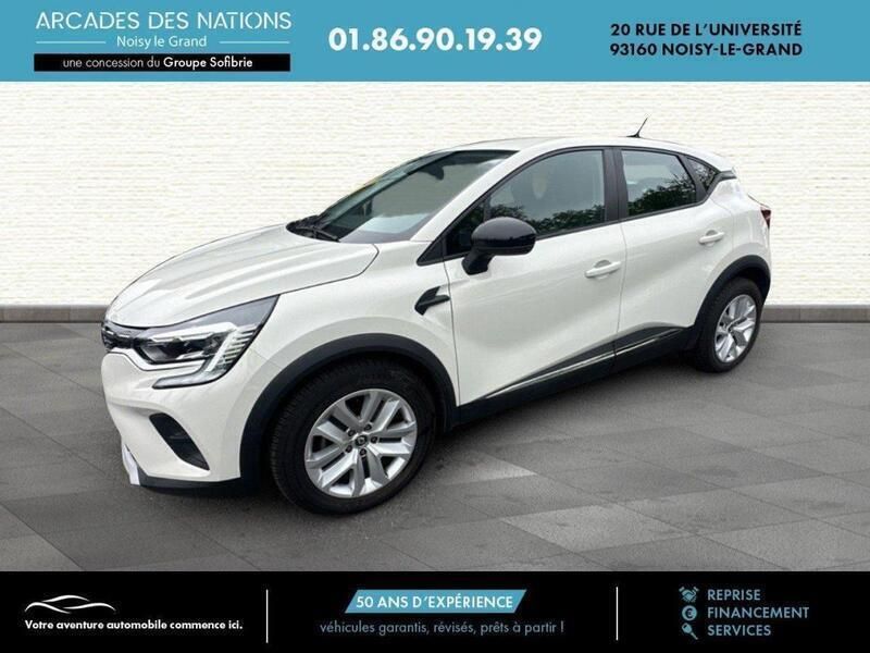 Blanc Utilisé 2020 Renault Captur Zen SUV | 14 780 € (Prix juste) - Image 1/3