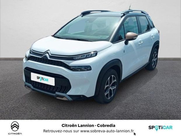 Blanc Utilisé 2022 Citroën C3 Aircross PureTech SUV | 15 190 € (Prix juste) - Image 1/4