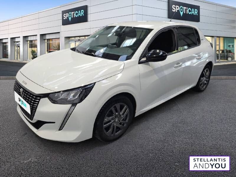 Blanc Utilisé 2022 Peugeot 208 Style Citadine | 12 990 € (Prix juste) - Image 1/4