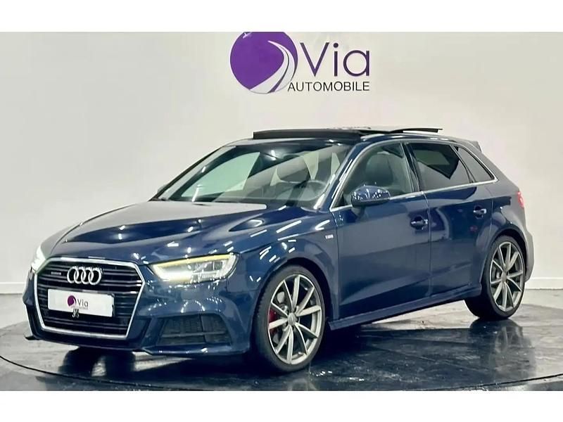 Bleu Occasion 2017 Audi A3 S-Line Berline | 20 990 € (Prix cher) - Image 1/4