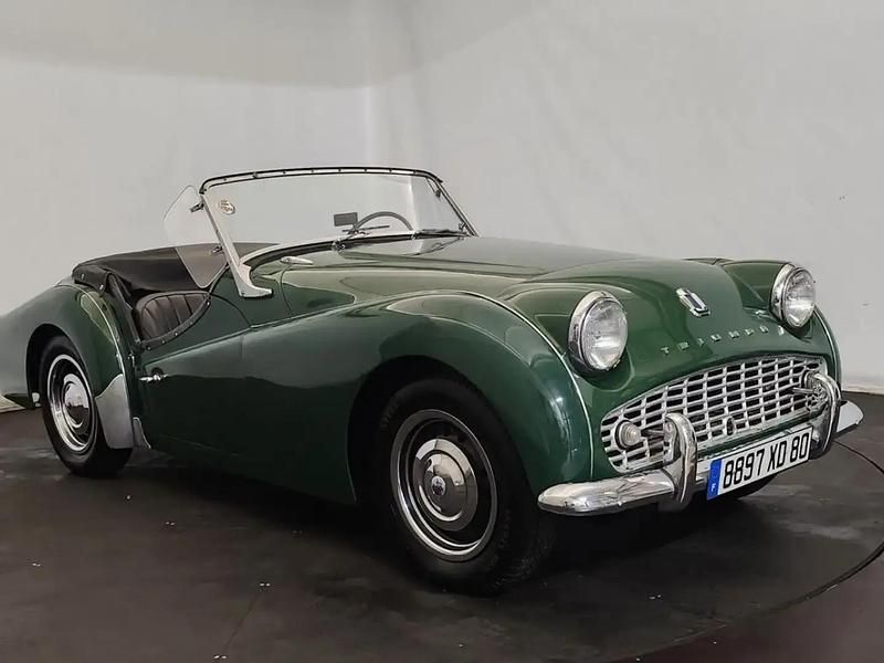 Vert Occasion 1959 Triumph TR3 Cabriolet | 26 450 € - Image 1/4