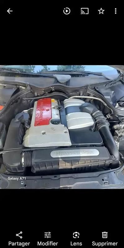 Occasion Mercedes 200 120 ch (88 kW) 2001 Gris Coupé