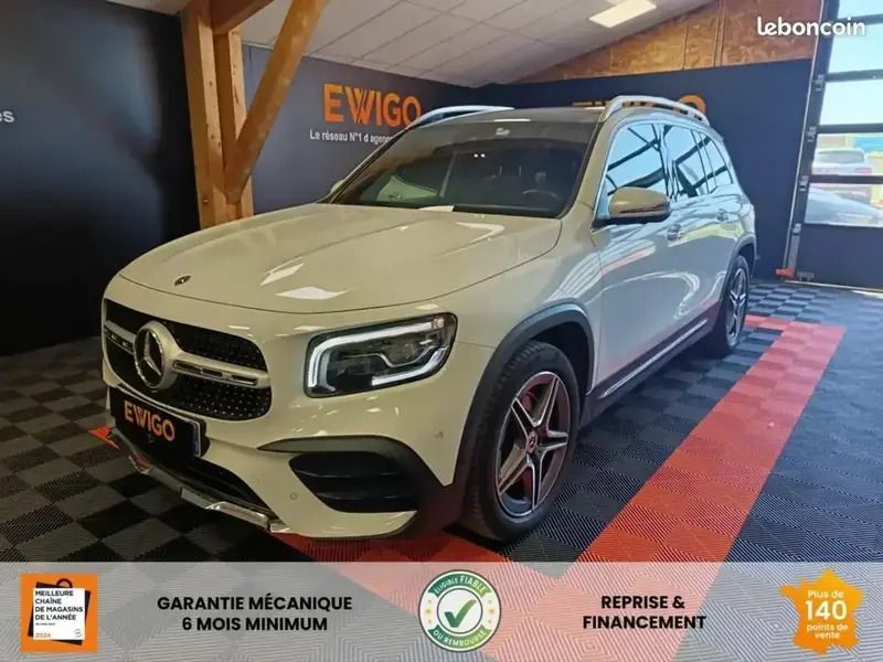 Blanc Utilisé 2021 Mercedes GLB220 AMG line SUV | 36 490 € - Image 1/4