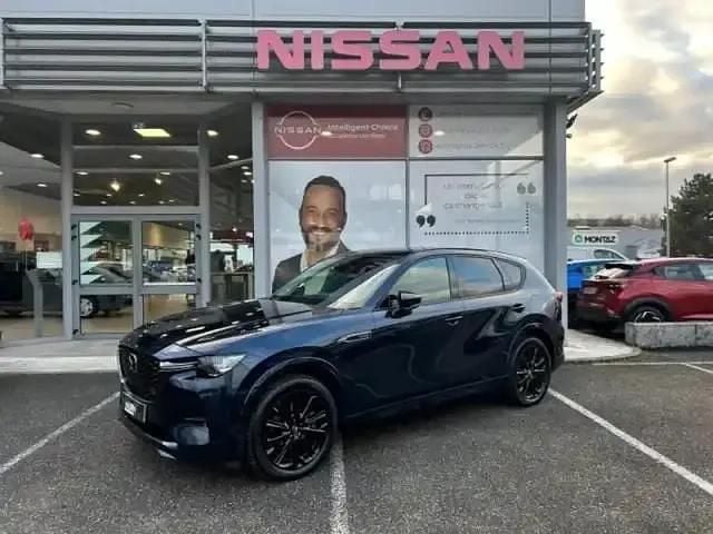 Deep crystal blue métallisé Occasion 2023 Mazda CX-60 Homura-Line SUV | 34 990 € (Prix juste) - Image 1/4