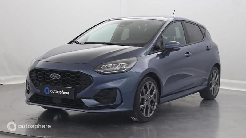 Bleu Utilisé 2022 Ford Fiesta ST-Line Citadine | 16 999 € (Prix juste) - Image 1/4