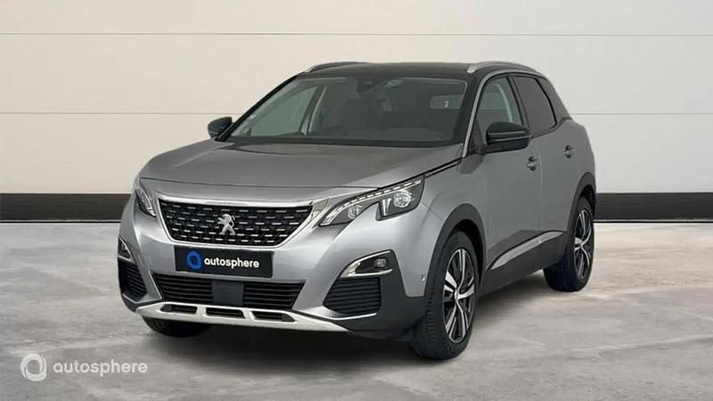 Gris Utilisé 2018 Peugeot 3008 Allure SUV | 14 799 € (Prix juste) - Image 1/4