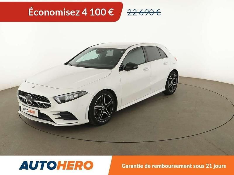 Occasion Mercedes A180 AMG line 116 ch (85 kW) 2018 Blanc Berline
