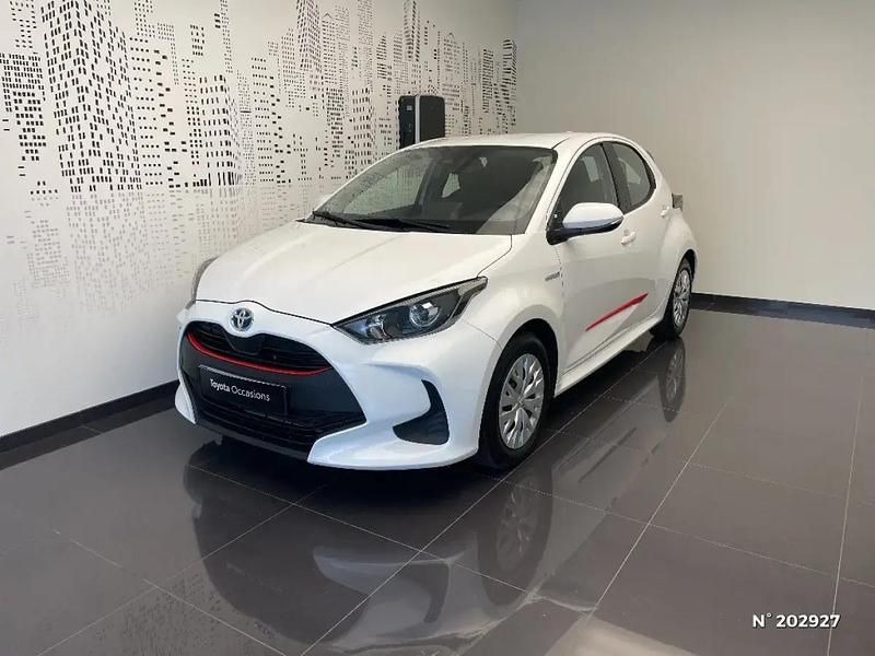 Blanc Utilisé 2021 Toyota Yaris Hybrid | 17 490 € (Super prix) - Image 1/4