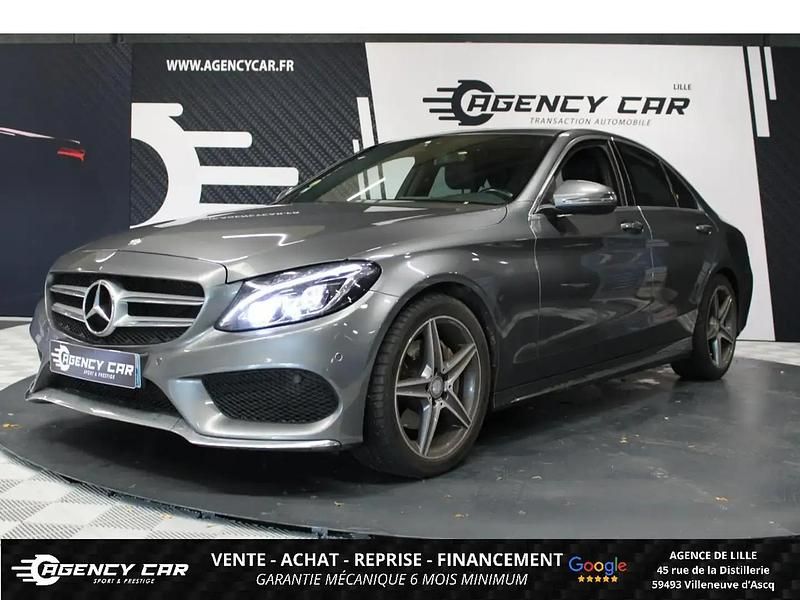 Gris Occasion 2017 Mercedes C200 AMG Berline | 19 480 € (Prix juste) - Image 1/4