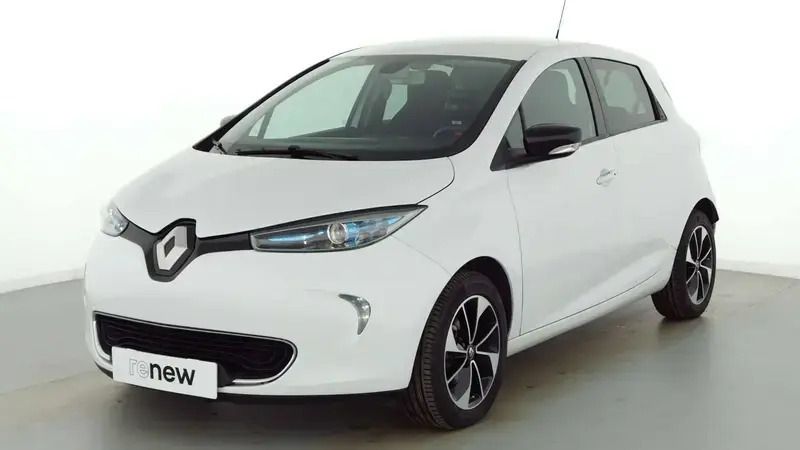 Blanc Utilisé 2020 Renault Zoe Intens Citadine | 8 990 € (Bon prix) - Image 1/4