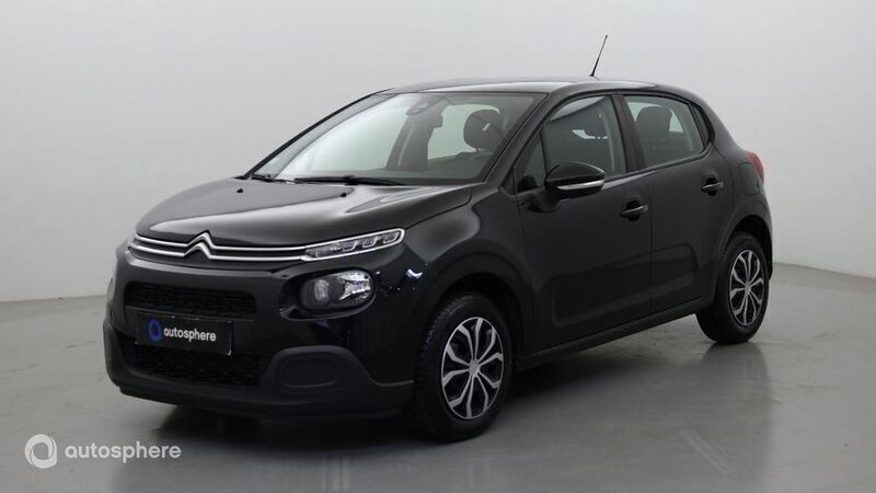 Noir Utilisé 2019 Citroën C3 Live Citadine | 8 499 € (Prix juste) - Image 1/4