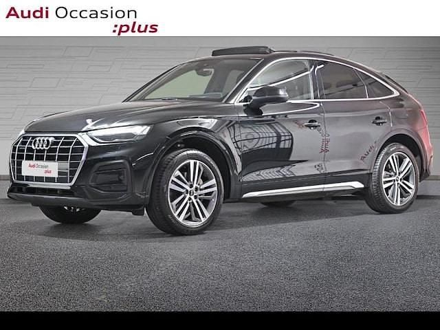 Noir mythe métallisé Utilisé 2022 Audi Q5 Advanced SUV | 42 900 € (Prix juste) - Image 1/4