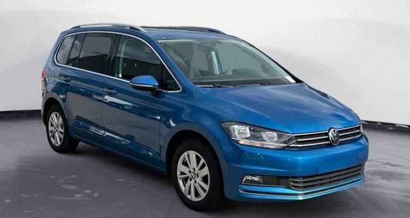Bleu Occasion 2022 VW Touran Monospace | 28 990 € (Prix juste) - Image 1/4