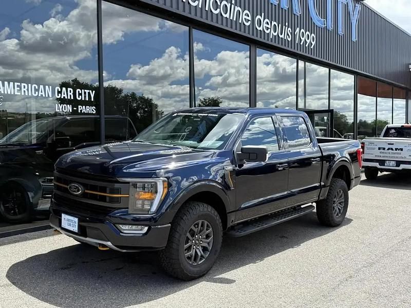 Bleu Occasion 2021 Ford F-150 Platinum Pick-up | 84 990 € - Image 1/4