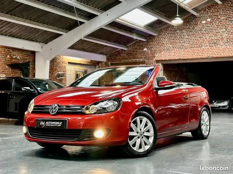 Rouge Utilisé 2012 VW Golf Cabriolet Cabriolet | 12 980 € - Image 1/4