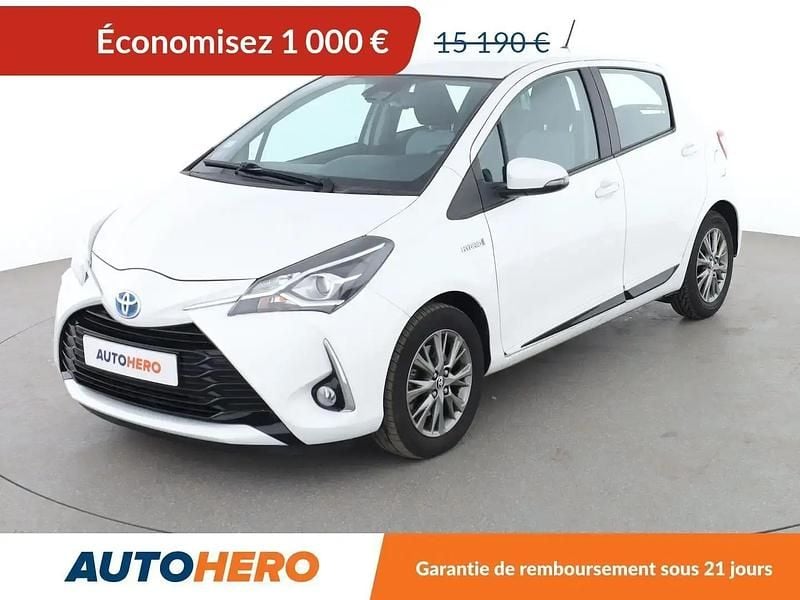Blanc Occasion 2018 Toyota Yaris Hybrid Citadine | 14 190 € (Super prix) - Image 1/2