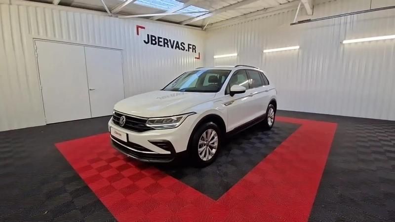 Blanc Occasion 2021 VW Tiguan Business SUV | 23 490 € (Prix juste) - Image 1/4