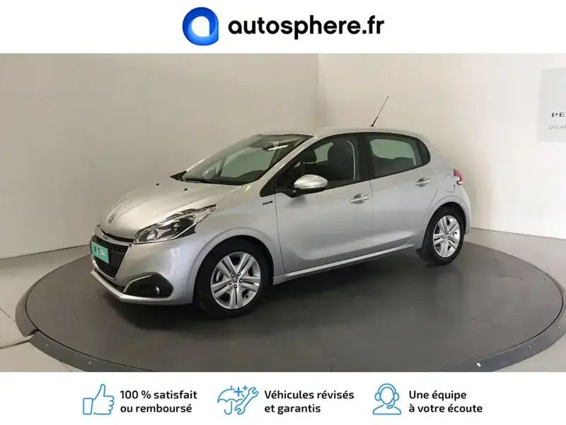 Gris Utilisé 2018 Peugeot 208 Signature Sky Citadine | 13 480 € (Prix assez cher) - Image 1/4