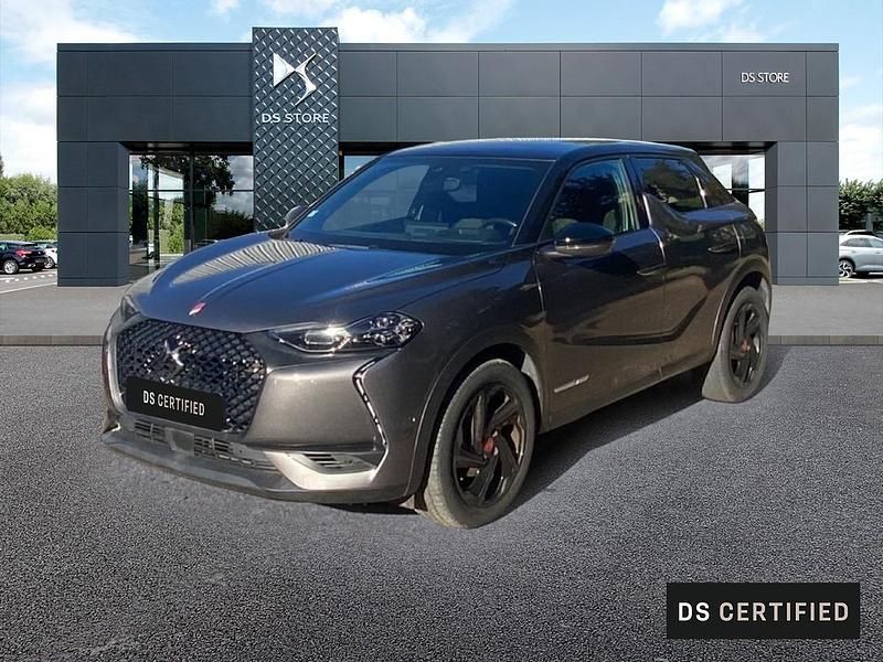 Gris Utilisé 2020 DS Automobiles DS3 Crossback Performance Line Plus SUV | 18 950 € (Prix juste) - Image 1/4