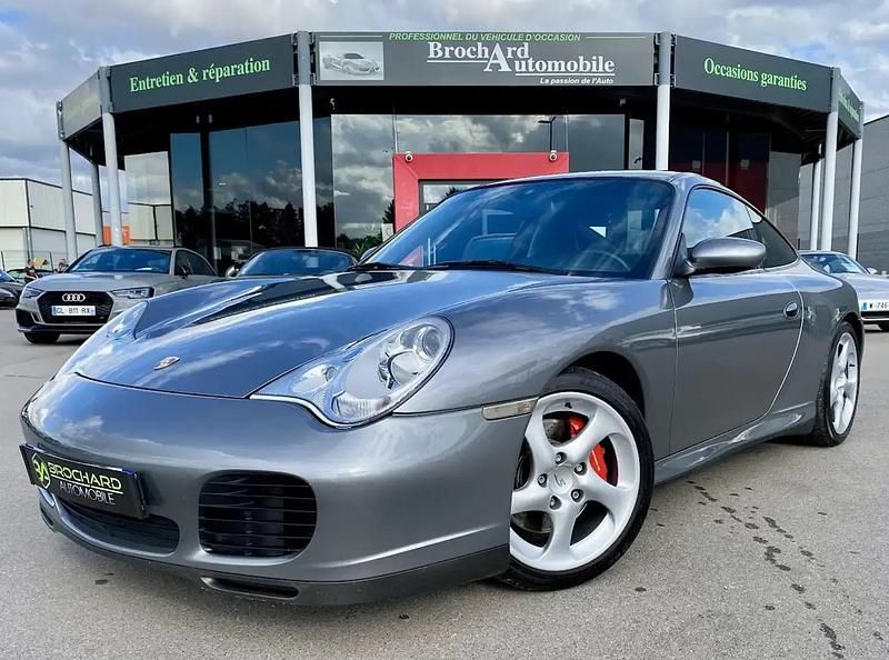 Gris Utilisé 2002 Porsche 911 Carrera 4S Coupé | 45 800 € (Super prix) - Image 1/4