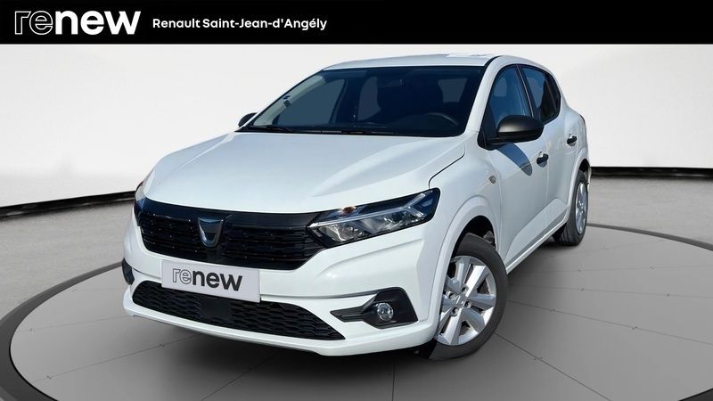 Blanc Utilisé 2021 Dacia Sandero Essentiel Citadine | 11 490 € (Bon prix) - Image 1/4