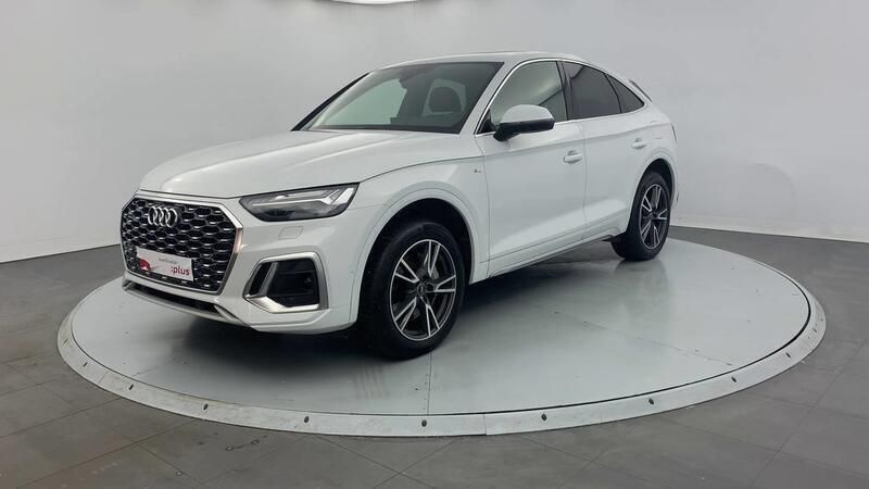 Blanc Utilisé 2021 Audi Q5 Sportback S-Line SUV | 44 290 € (Bon prix) - Image 1/4