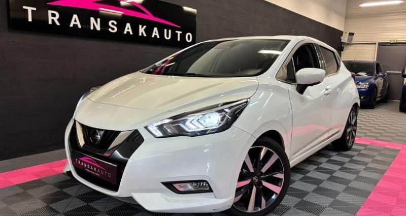 Blanc Utilisé 2017 Nissan Micra Tekna Citadine | 11 490 € (Prix juste) - Image 1/4