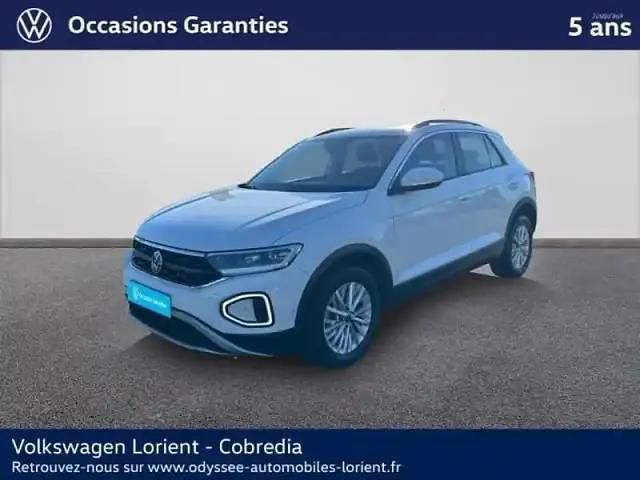 Blanc pur Occasion 2023 VW T-Roc Life SUV | 23 490 € (Bon prix) - Image 1/4