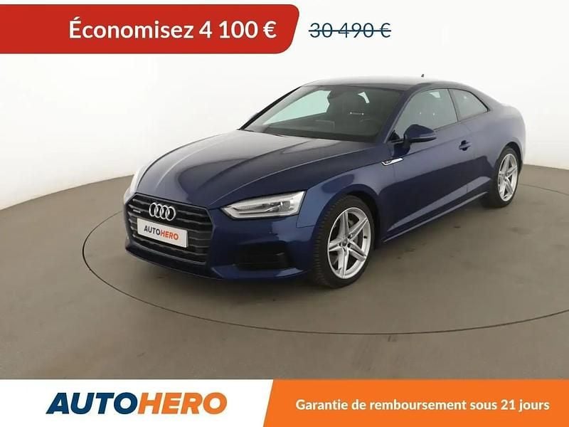 Bleu Occasion 2018 Audi A5 S-Line Coupé | 26 390 € (Super prix) - Image 1/2