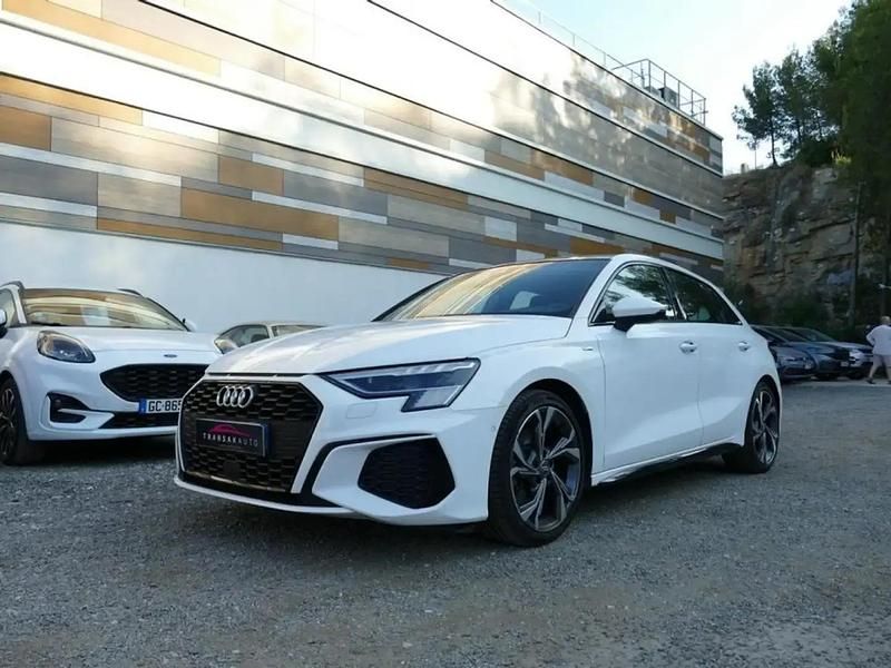 Blanc Utilisé 2020 Audi A3 e-tron S-Line Citadine | 24 990 € (Prix juste) - Image 1/4