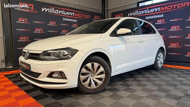 Blanc Utilisé 2018 VW Polo Trendline Citadine | 11 490 € (Super prix) - Image 1/4