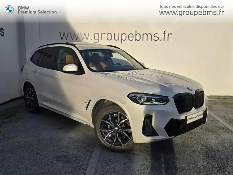 Blanc Occasion 2022 BMW X3 M Sport SUV | 44 900 € (Prix assez cher) - Image 1/4