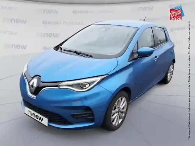 Bleu foudre Occasion 2020 Renault Zoe Zen Citadine | 9 299 € (Bon prix) - Image 1/4