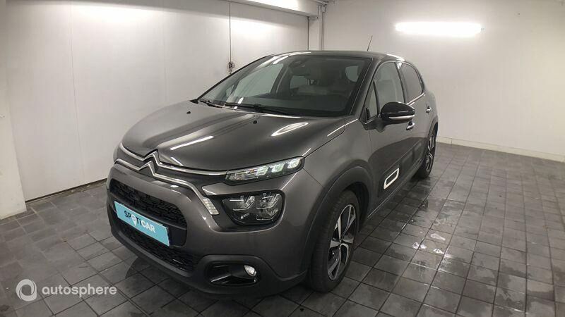 Gris Utilisé 2023 Citroën C3 PureTech Citadine | 13 499 € (Prix juste) - Image 1/4