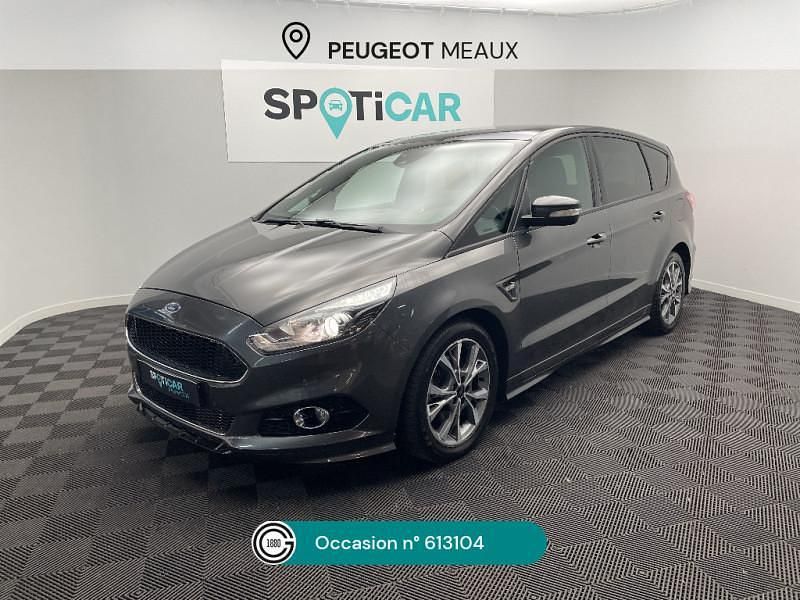 Gris Utilisé 2019 Ford S-MAX ST-Line Monospace | 20 990 € (Prix juste) - Image 1/4