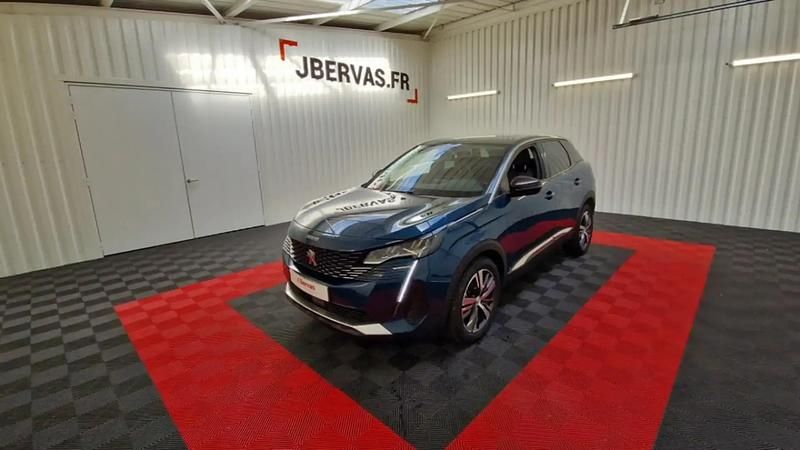 Bleu Utilisé 2022 Peugeot 3008 Allure SUV | 22 590 € (Prix juste) - Image 1/4