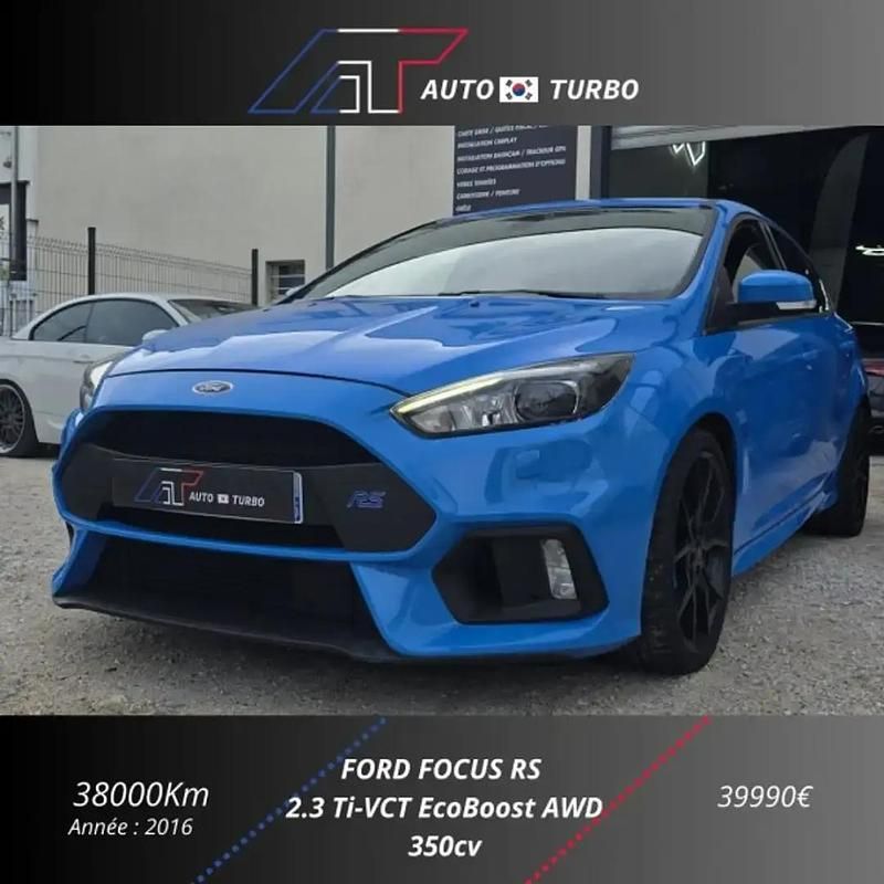 Bleu Occasion 2016 Ford Focus RS Berline | 39 990 € - Image 1/4